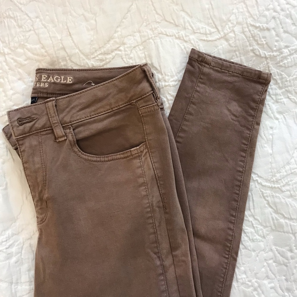 American Eagle Khaki Jeggings